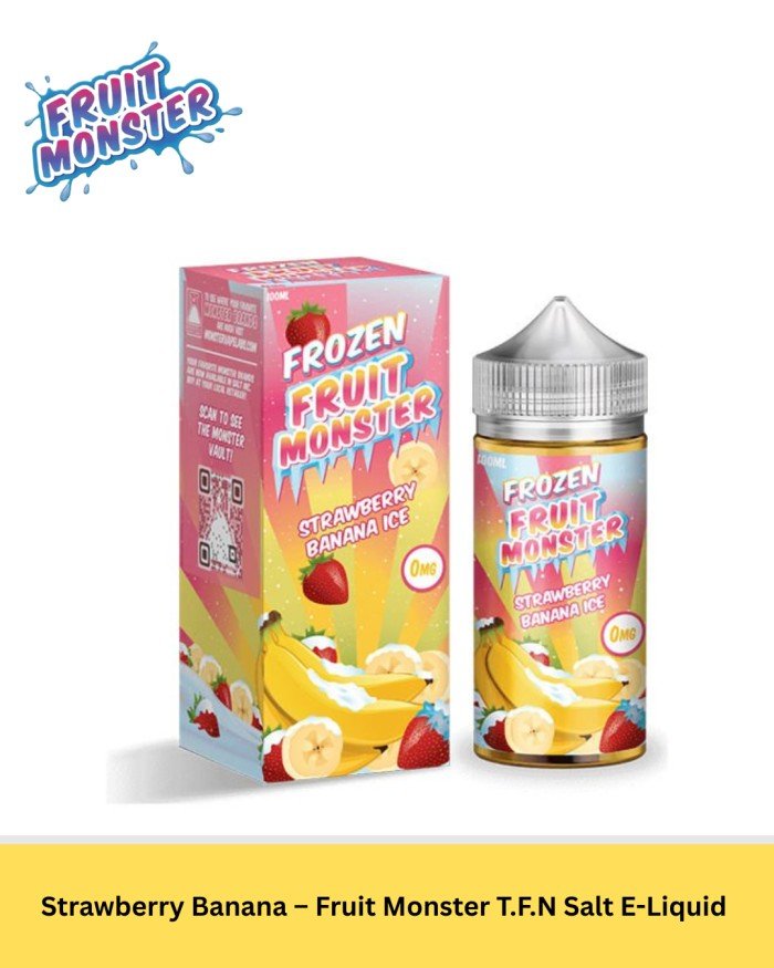 Read more about the article Strawberry Banana E-Liquid by Fruit Monster T.F.N – 30ML Delight
